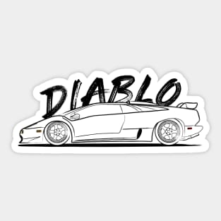 Lambo Diablo Sticker